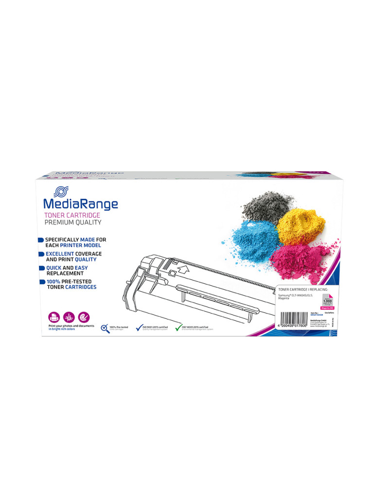 Toner MEDIARANGE Συμβατό για Εκτυπωτές Samsung (Magenta) (CLT-M404S) (MRSAT404SM)