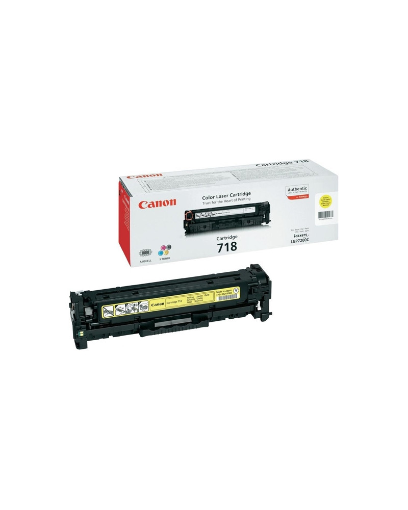 CANON LBP7200CDN YELLOW TNR CRTR 718 (2.9k) (2659B002) (CAN-718Y)