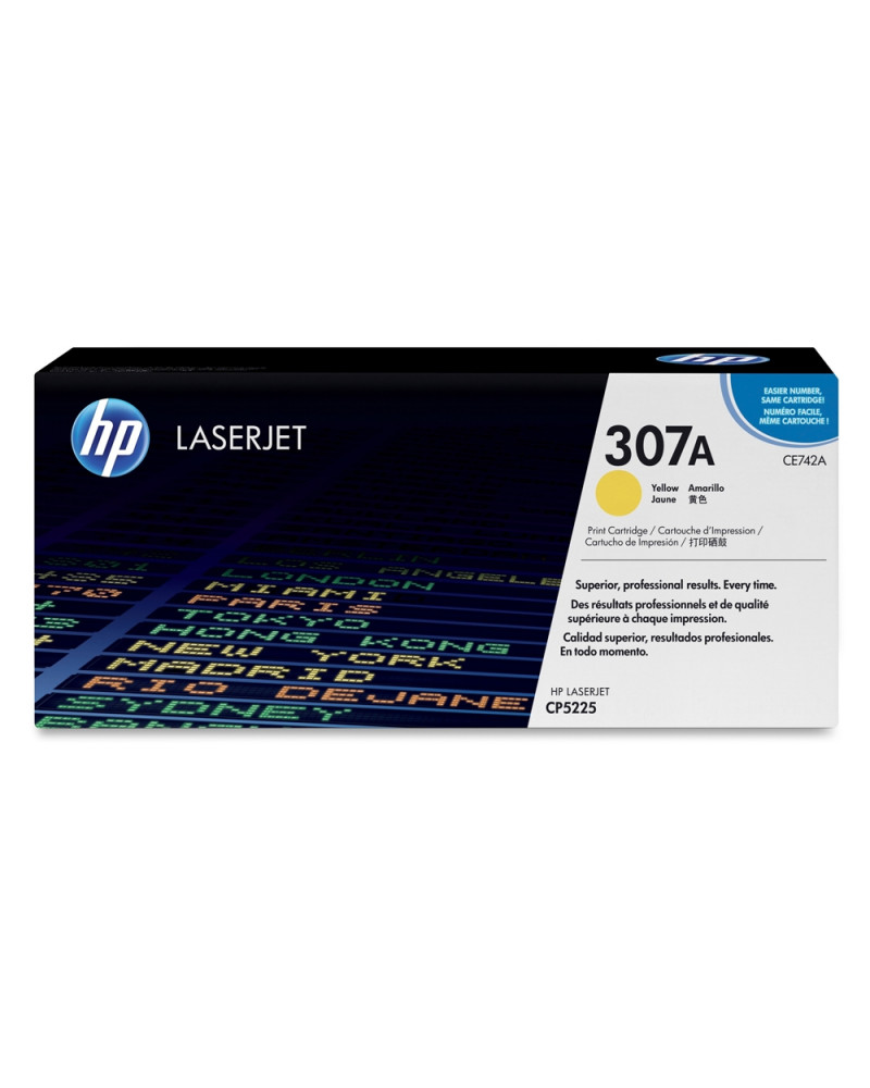 HP LaserJet CP5225 Yellow Toner (CE742A) (HPCE742A)