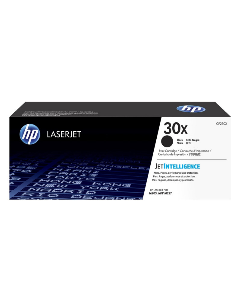 HP 30X LaserJet Black Toner HC (3.5k) (CF230X) (HPCF230X)