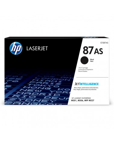 HP 87AS LaserJet Black Toner (6k) (CF287AS) (HPCF287AS)