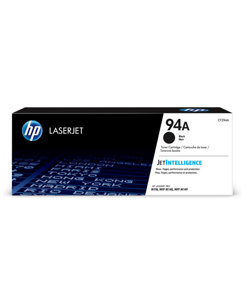 HP 94A LaserJet Black Toner (1.2k) (CF294A) (HPCF294A)