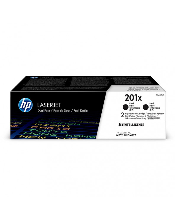 Toner Hp CF400XD Black HC 2-Pack (2.8k) (CF400XD) (HPCF400XD)