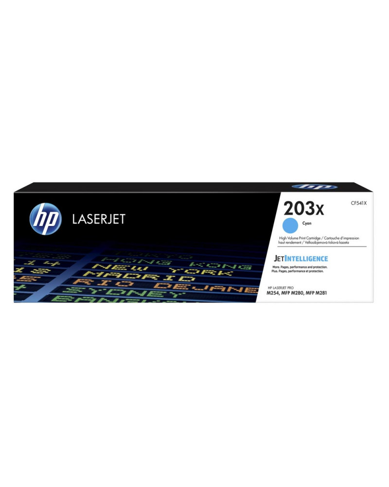 HP 203X LaserJet HC CyanToner (2.5k) (CF541X) (HPCF541X)