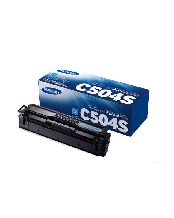 Samsung CLT-C504S Cyan Toner Cartridge (SU025A) (HPCLTC504S)