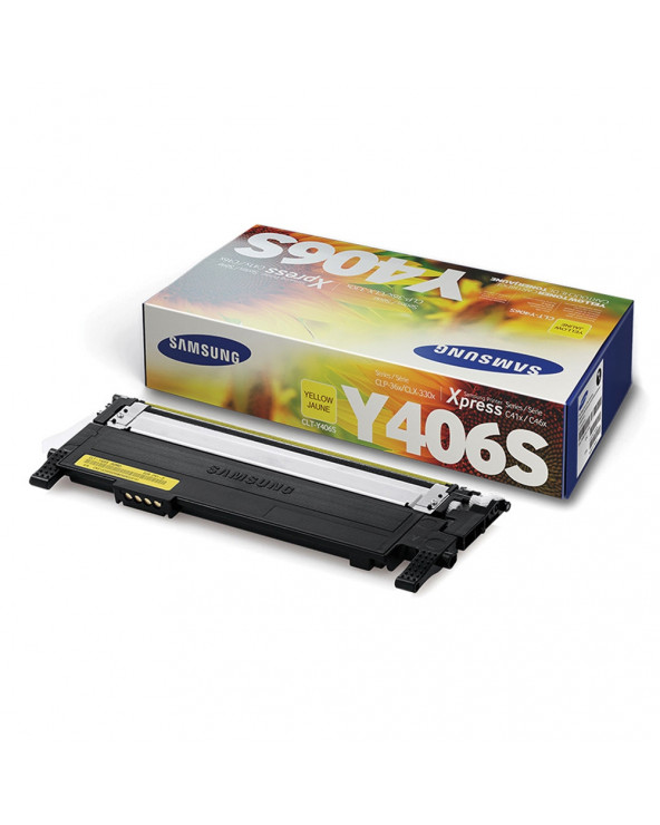 Samsung CLT-Y406S Yellow Toner Cartridge (SU462A) (HPCLTY406S)