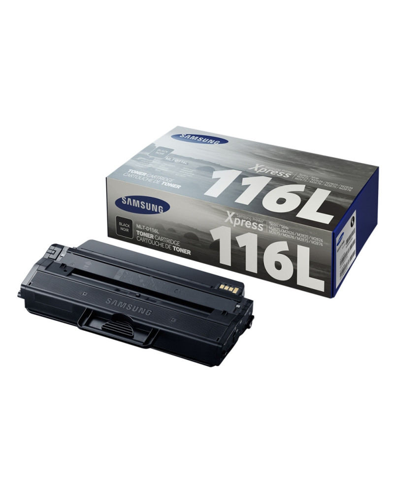 Samsung MLT-D116L High Yield Black Toner Cartridge (SU828A) (HPMLTD116L)