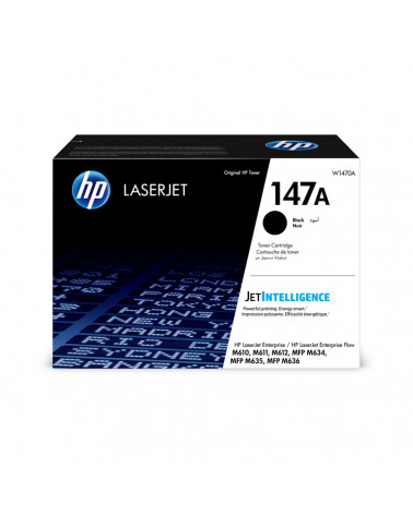 HP 147A Black LaserJet Toner Cartridge (10.5k) (W1470A) (HPW1470A)