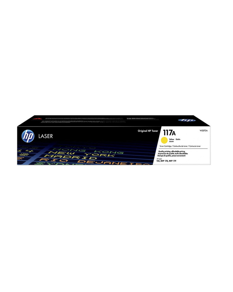 HP 117A Yellow Original Laser Toner Cartridge (W2072A) (HPW2072A)