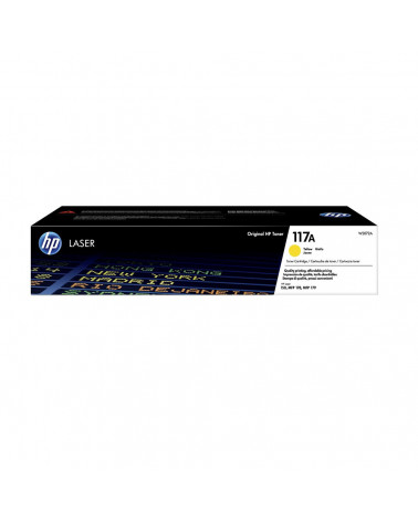 HP 117A Yellow Original Laser Toner Cartridge (W2072A) (HPW2072A)