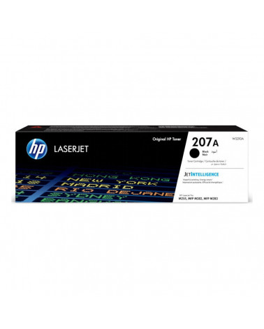 HP 207A Black LaserJet Toner Cartridge (1.35k) (W2210A) (HPW2210A)