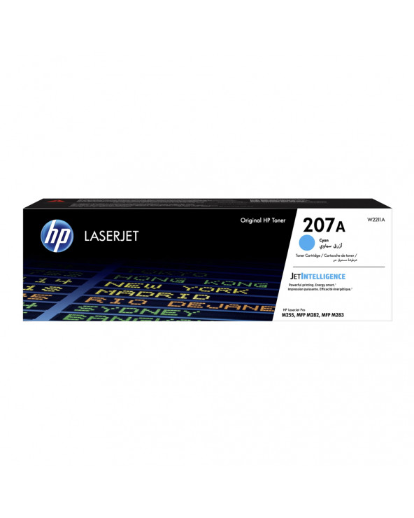 HP 207A Cyan LaserJet Toner Cartridge (1.25k) (W2211A) (HPW2211A)