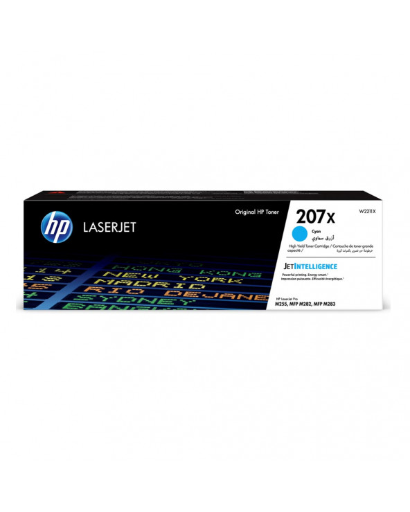 HP 207X Cyan LaserJet Toner Cartridge (2.45k) (W2211X) (HPW2211X)