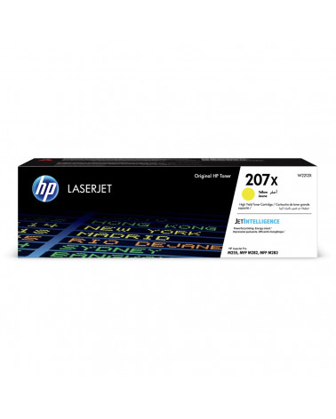 HP 207X Yellow LaserJet Toner Cartridge (2.45k) (W2212X) (HPW2212X)