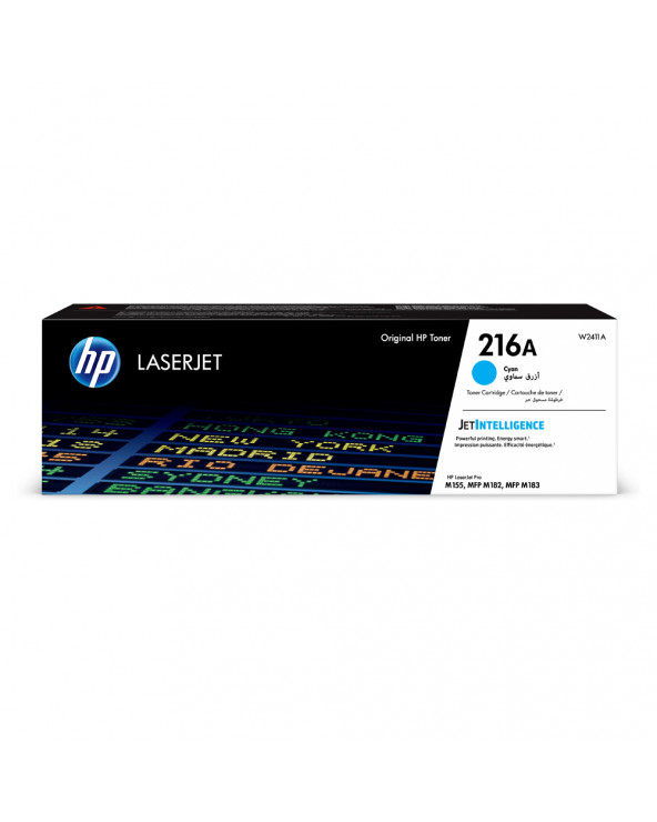 HP 216A Cyan LaserJet Toner Cartridge (850k) (W2411A) (HPW2411A)