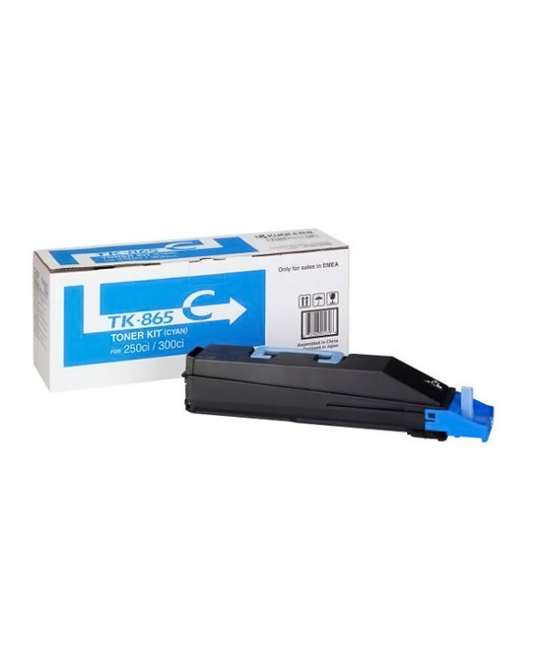 KYOCERA TASKALFA 250ci/300ci CYAN TONER (12k) (TK-865C) (KYOTK865C)