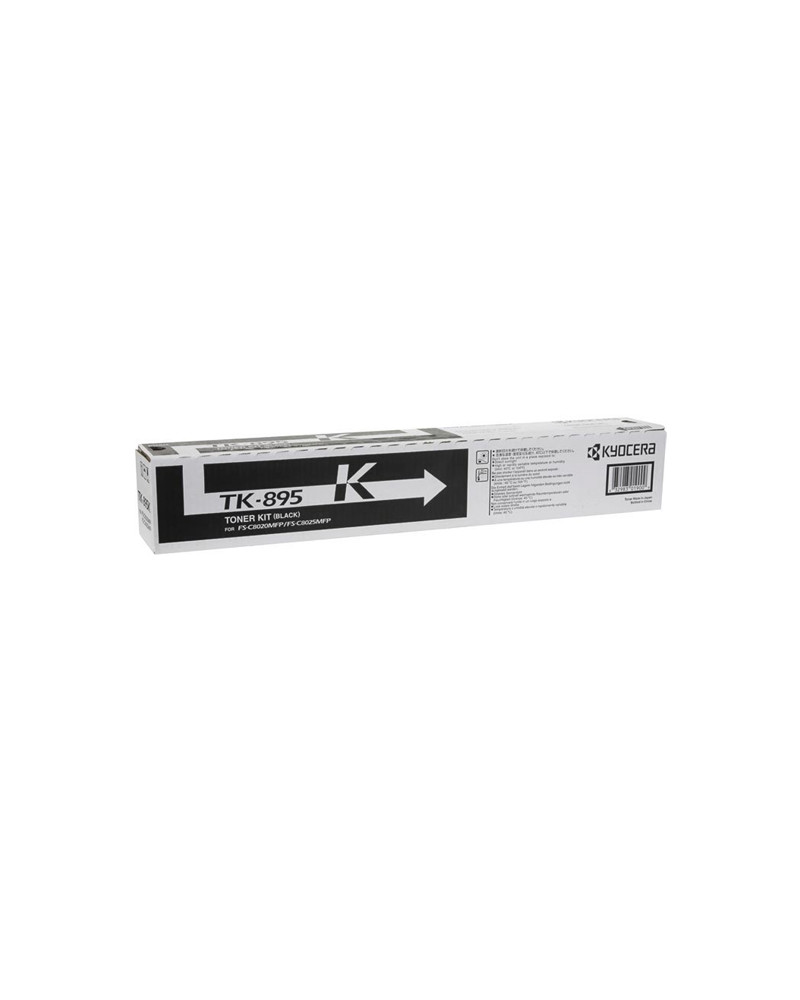 KYOCERA FS C8020/8025N BLACK TONER (TK-895K) (KYOTK895BK)