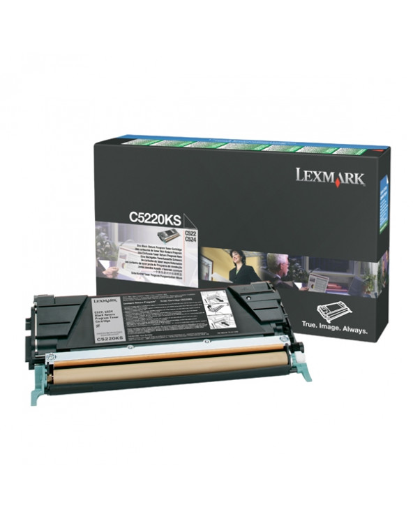 LEXMARK C522/524/530 BLACK TONER (4K) (C5220KS) (LEXC5220KS)