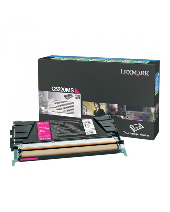 LEXMARK C522/524/530 MAGENTA TONER (3K) (C5220MS) (LEXC5220MS)