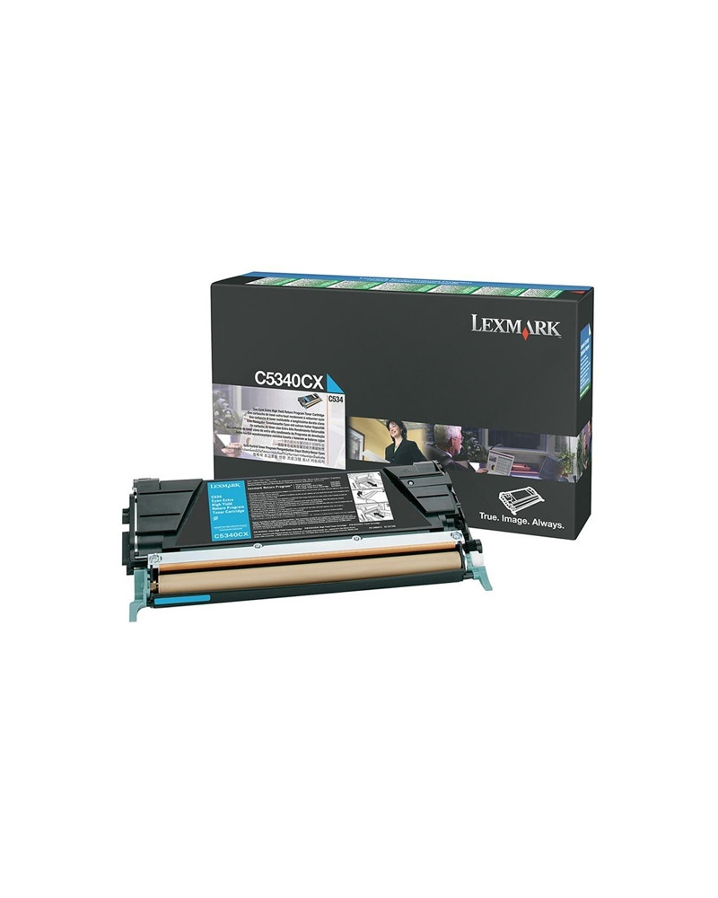 LEXMARK C534 CYAN TONER (7k) (C5340CX) (LEXC5340CX)