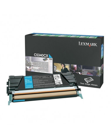 LEXMARK C534 CYAN TONER (7k) (C5340CX) (LEXC5340CX)