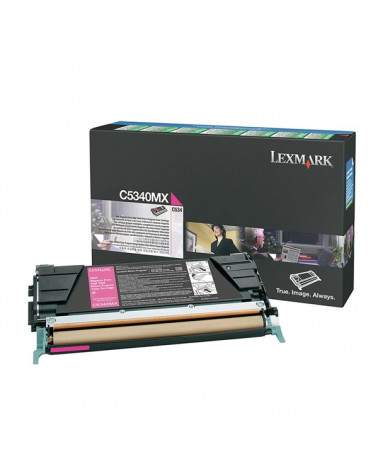 LEXMARK C534 MAGENTA TONER (7k) (C5340MX) (LEXC5340MX)