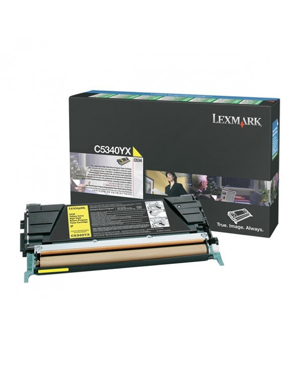 LEXMARK C534 YELLOW TONER (7k) (C5340YX) (LEXC5340YX)