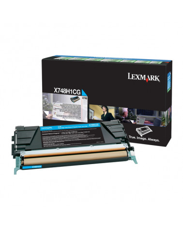 Toner Lexmark X748H1CG HC Cyan (X748H1CG) (LEXX748H1CG)