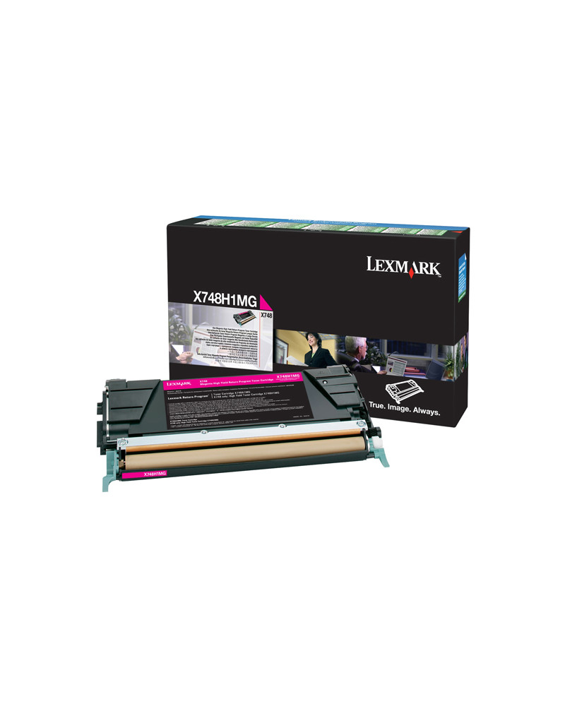 Toner Lexmark X748H1MG HC Magenta (X748H1MG) (LEXX748H1MG)