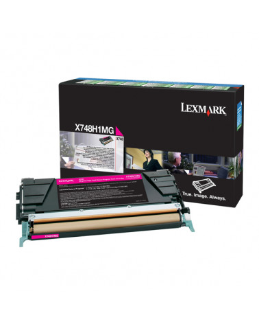 Toner Lexmark X748H1MG HC Magenta (X748H1MG) (LEXX748H1MG)