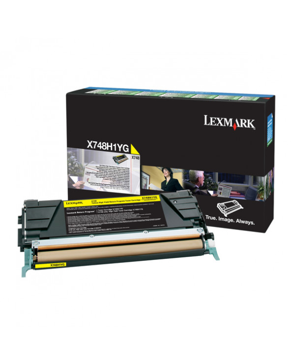 Toner Lexmark X748H1YG HC Yellow (X748H1YG) (LEXX748H1YG)