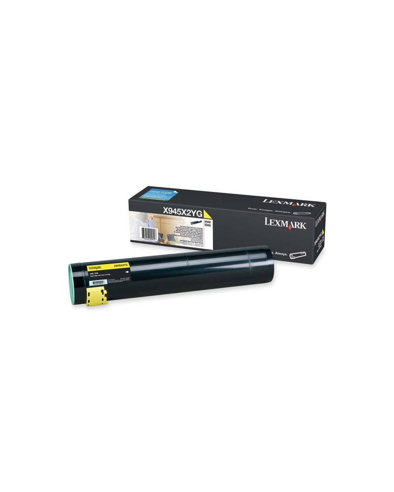 LEXMARK X940/945 YELLOW TONER (X945X2YG) (LEXX945X2YG)