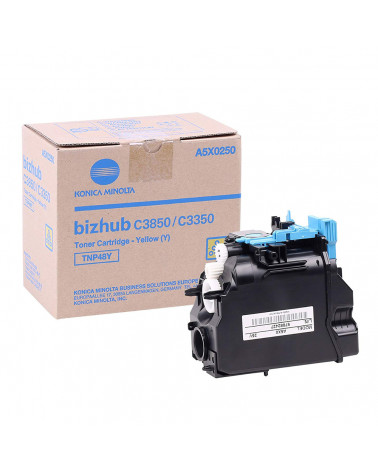 KONICA MINOLTA BIZHUB C3350/3850/FS TONER YELLOW (A5X0250) (MINTNP48Y)