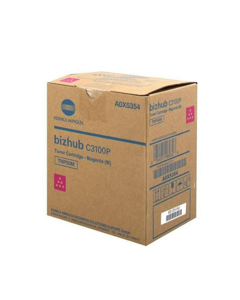 KONICA MINOLTA BIZHUB C3100P TONER MAGENTA (A0X5354) (MINTNP50M)