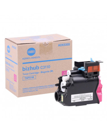 KONICA MINOLTA BIZHUB C3110 TONER MAGENTA (A0X5355) (MINTNP51M)