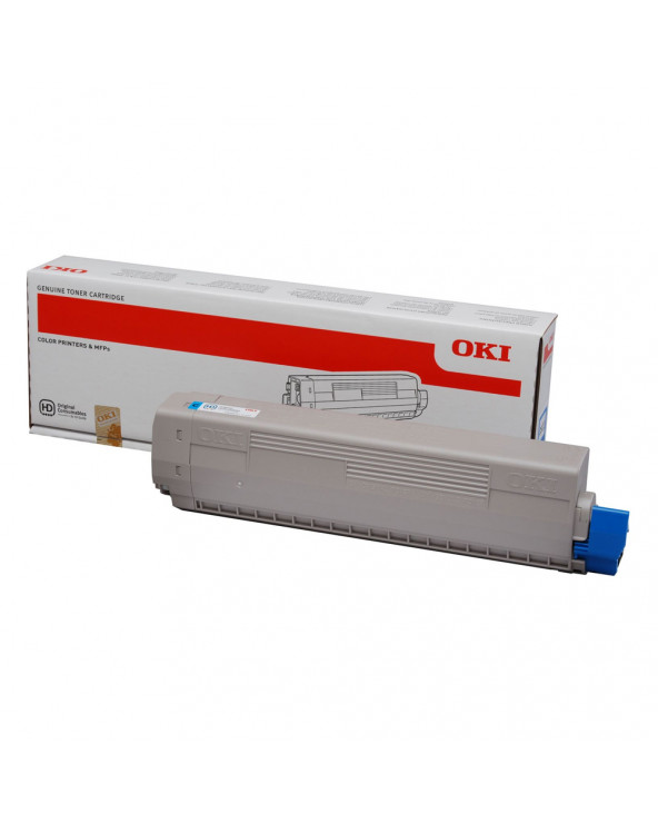 OKI C822 CYAN TONER 7.3K (44844615) (OKI-C822-C)