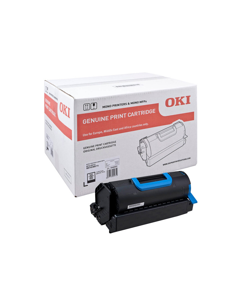 OKI B721/731 TONER BLACK 18K (45488802) (OKI-MB760-B)