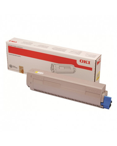 OKI MC853/MC873 TONER YELLOW 7.3K (45862837) (OKI-MC853-Y)