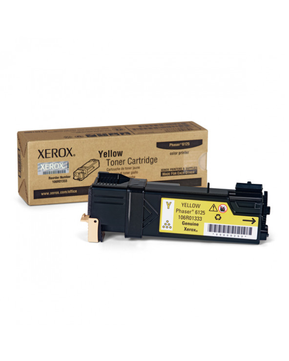 XEROX PHASER 6125 YELLOW TONER (106R01333) (XER106R01333)