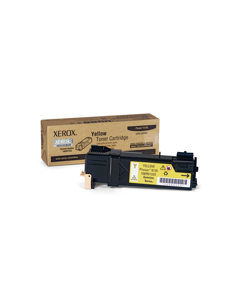 XEROX PHASER 6125 YELLOW TONER (106R01333) (XER106R01333)