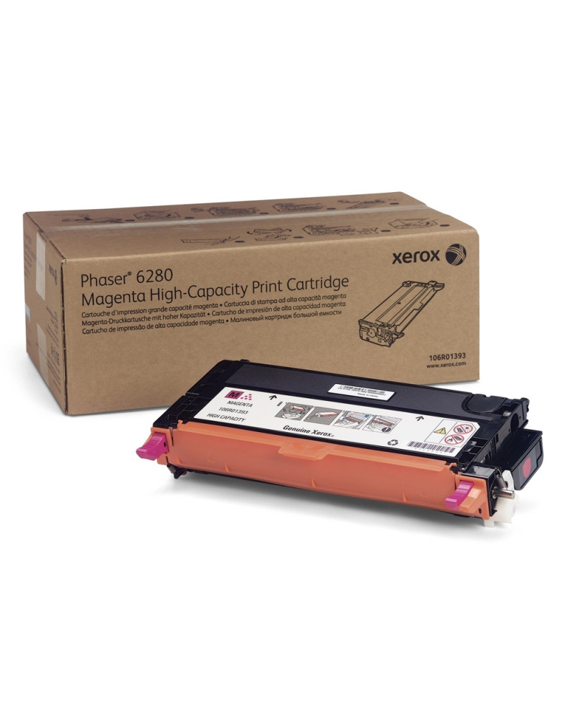 XEROX PHASER 6280/VN/VDN/DN/N HC MAGENTA TONER (5.9k) (106R01393) (XER106R01393)