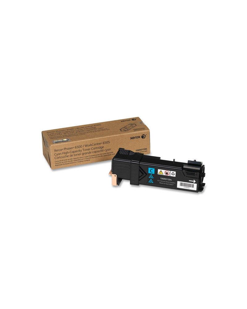 XEROX PHASER 6500, WC 6505 HC CYAN TONER (2.5k) (106R01594) (XER106R01594)