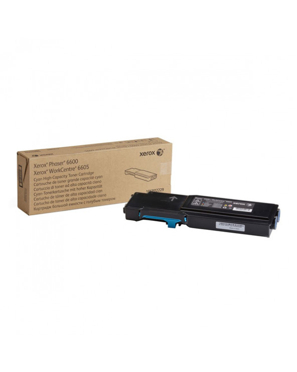 XEROX PHASER 6600 CYAN HC TONER (6k) (106R02229) (XER106R02229)