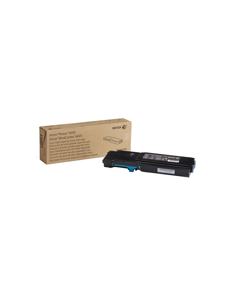 XEROX PHASER 6600 CYAN HC TONER (6k) (106R02229) (XER106R02229)