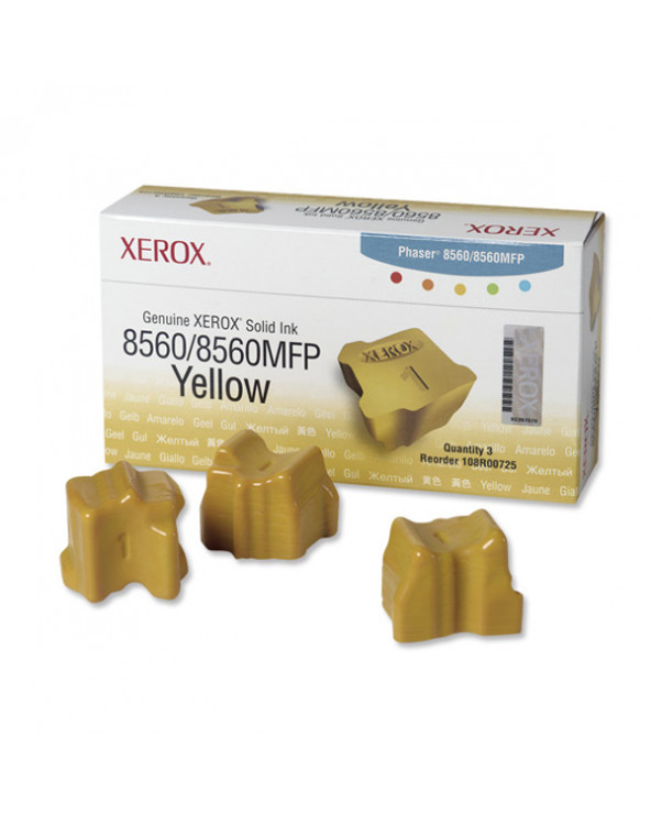 XEROX PHASER 8560 YELL  ColorStix-3pk (108R00725) (XER108R00725)