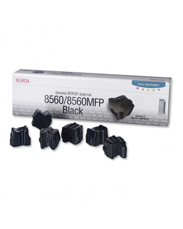 XEROX PHASER 8560 BLACK ColorStix-6pk (108R00727) (XER108R00727)