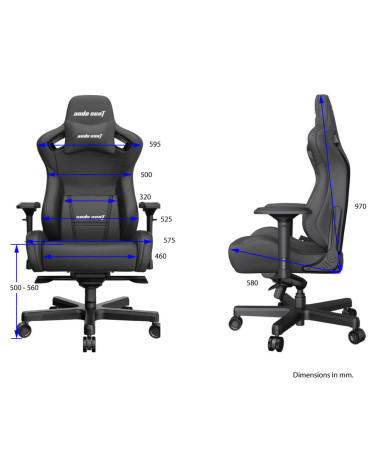 Gaming Chair Anda Seat AD12XL KAISER - II Black