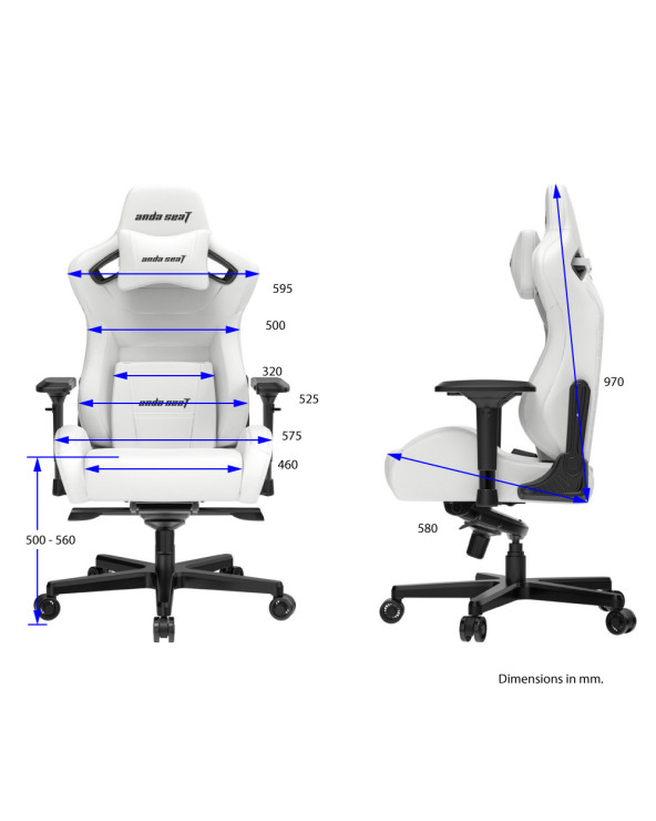 ANDA SEAT Gaming Chair AD12XL KAISER-II White