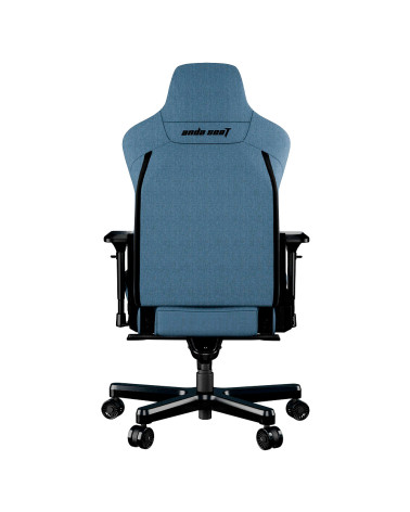 Anda Seat Gaming Chair T-PRO II Light Blue-Black Fabric with Alcantara Stripes