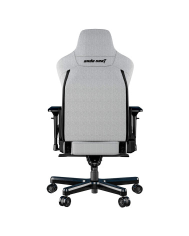 Anda Seat Gaming Chair T-PRO II Light Grey - Black Fabric with Alcantara Stripes